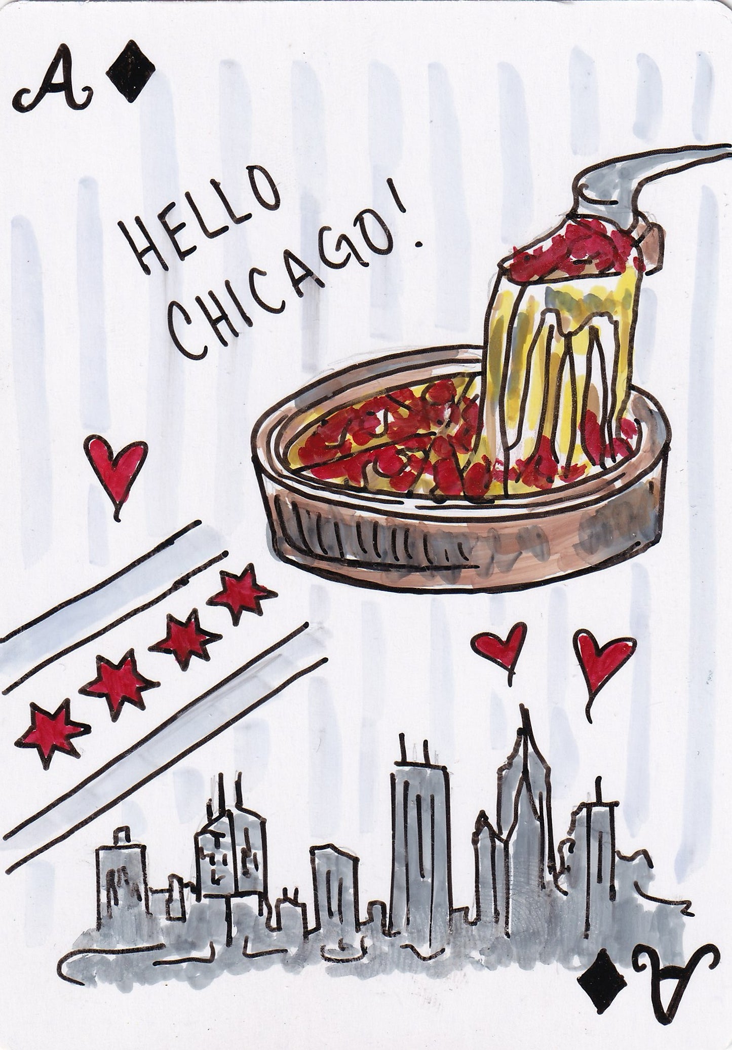 Chicago Card Deck - Color